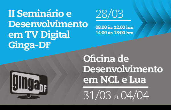 Banner II Seminário TV Digital Ginga-DF